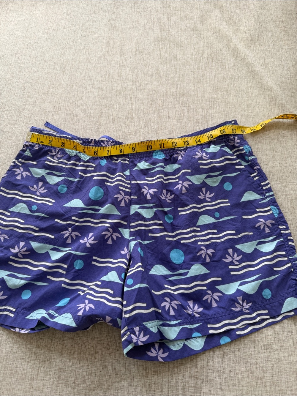 COLUMBIA Shorts Women's Large Sandy River II Printed Swim Shorts 5" colorful - Picture 11 of 13